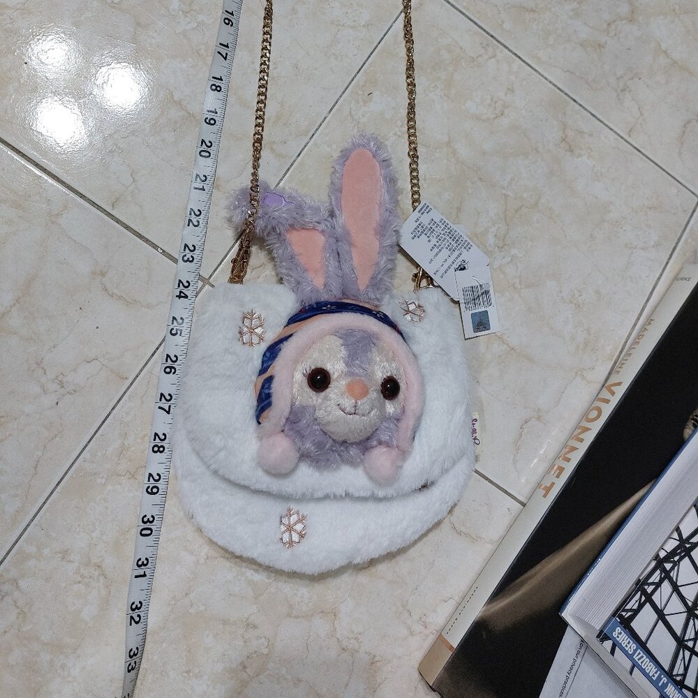 Shanghai DISNEY HOLIDAY Rabbit Handbag Gold Chains Beautiful Practical Bag - Picture 5 of 12